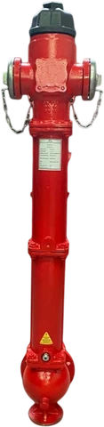 Above-ground fire hydrant
