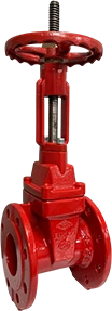 OS&Y rising stem gate valve